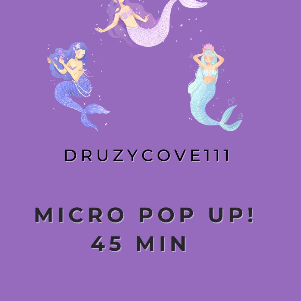 MICRO POP UP -DRUZY IS LIVE!